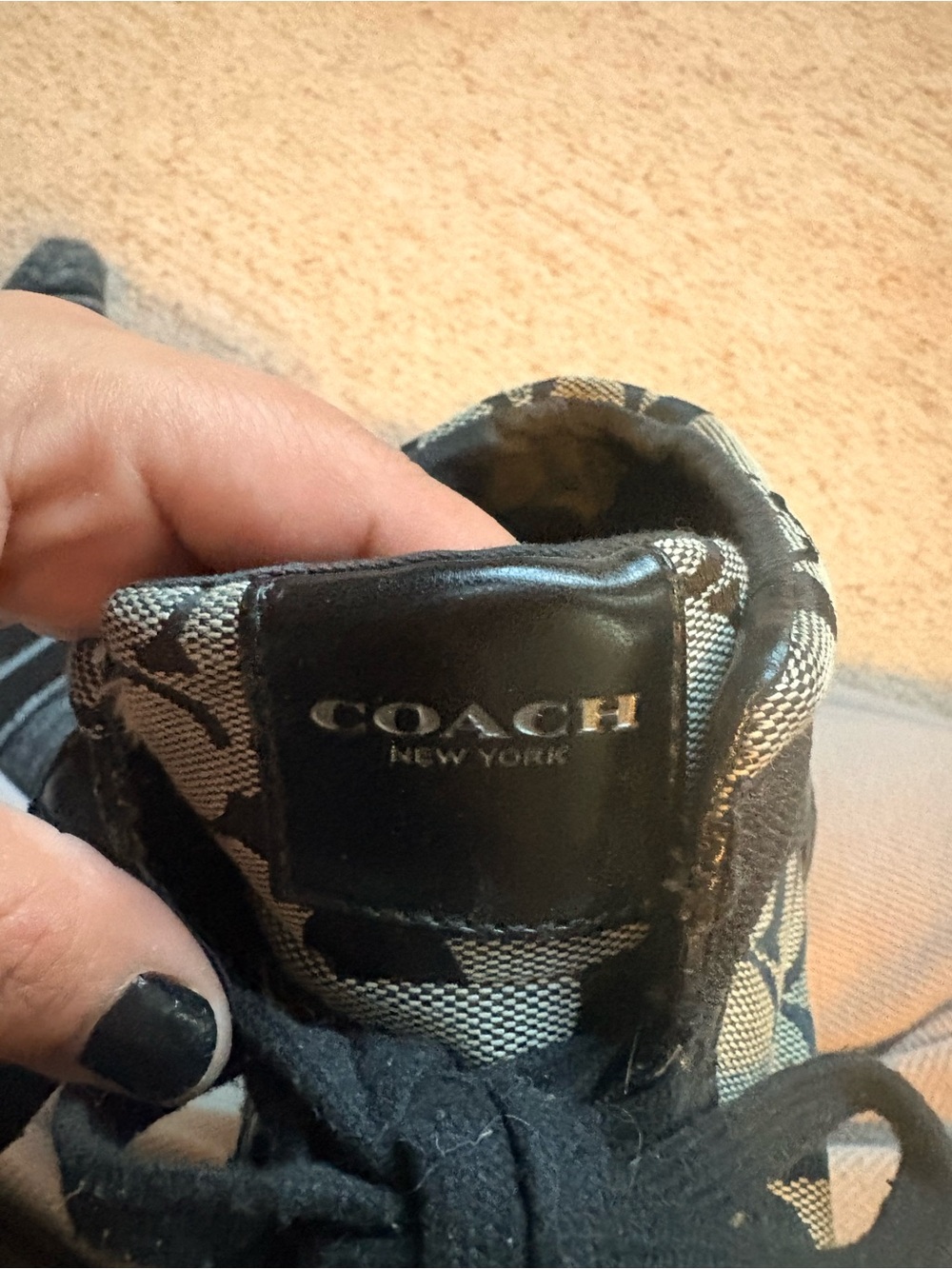 Coach Like new high top sneakers